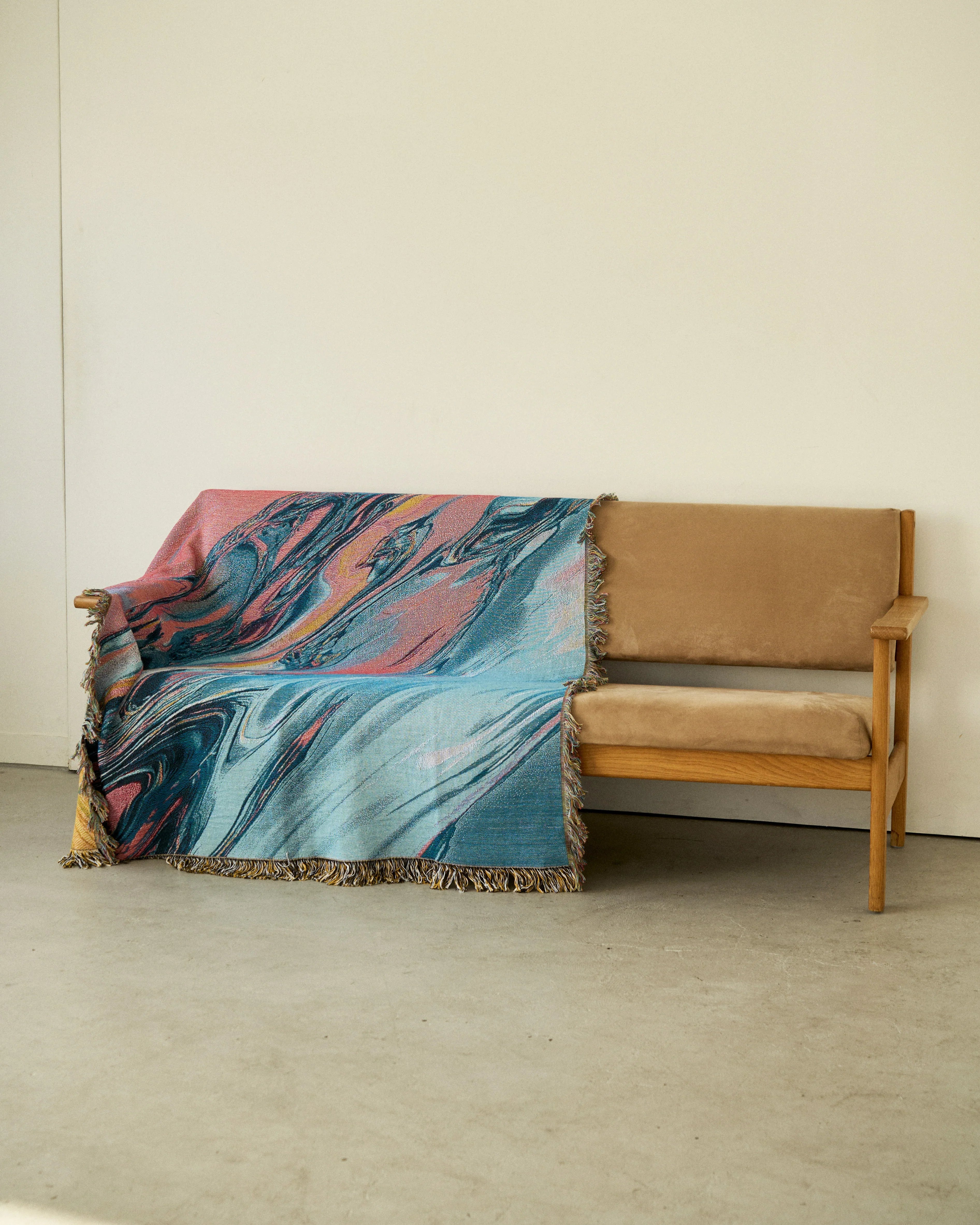 Pastel Flow Throw Blanket | iMPeRF