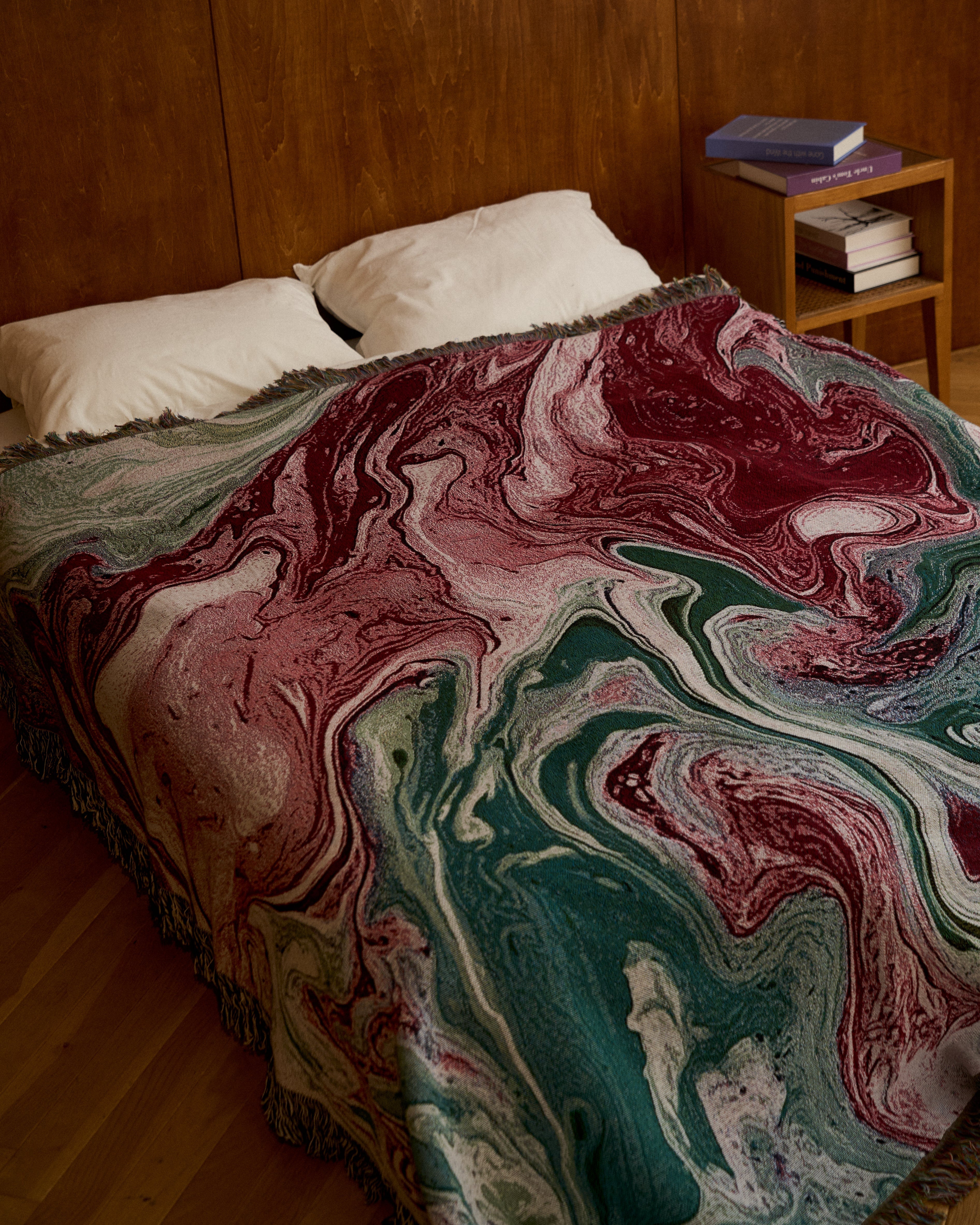 Pink Sage Flow Throw Blanket : L