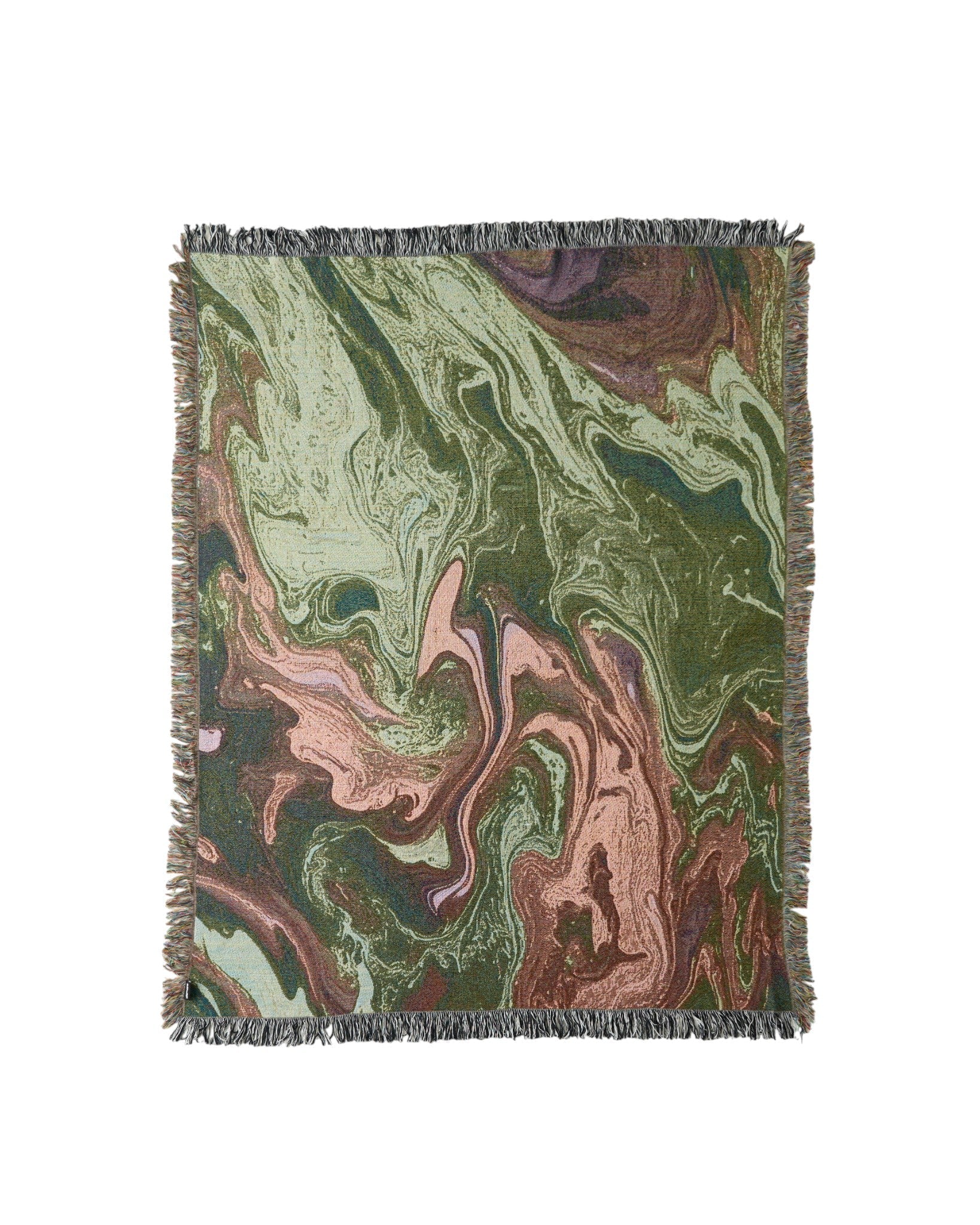 Pink Sage Flow Throw Blanket : M