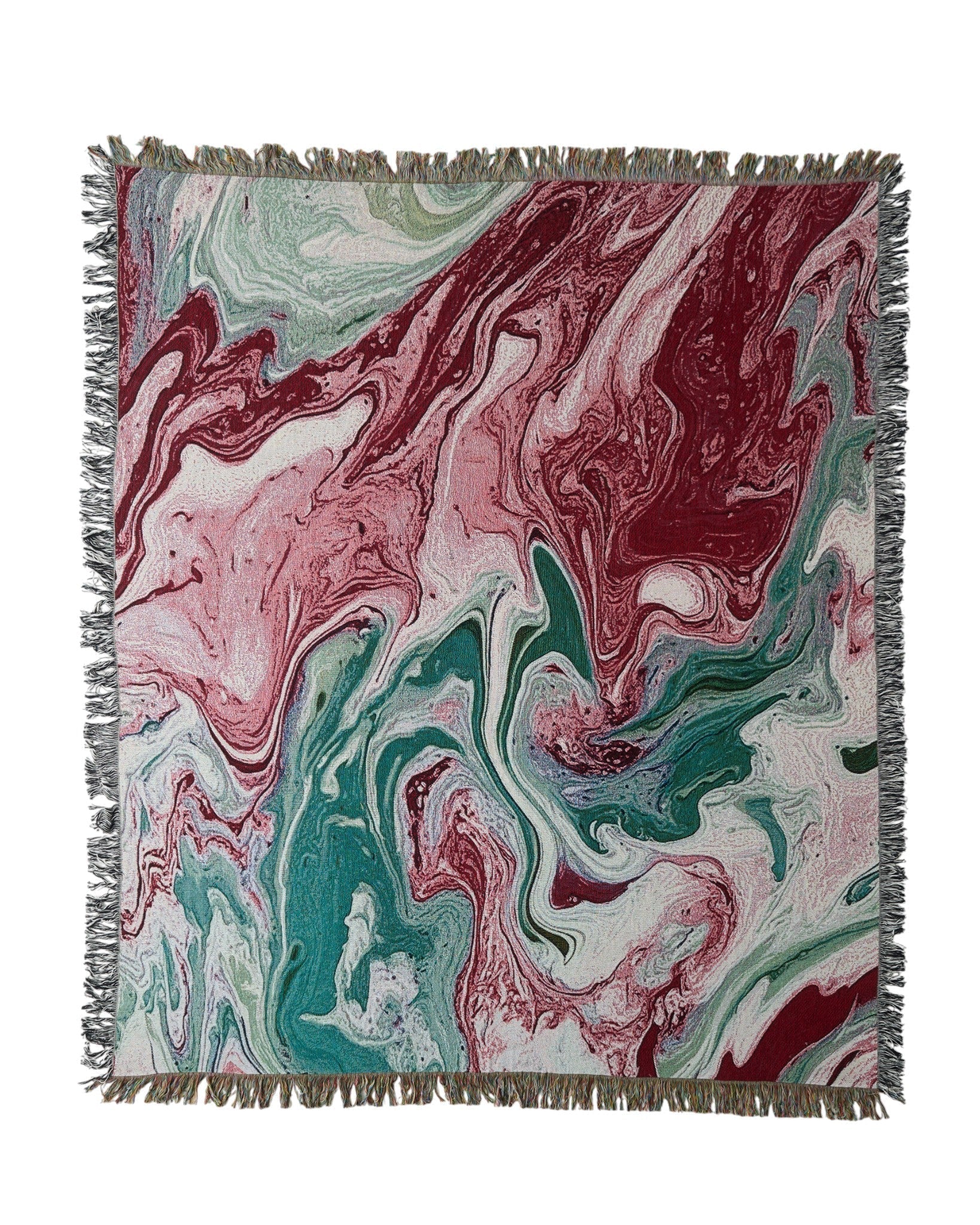 Pink Sage Flow Throw Blanket : L