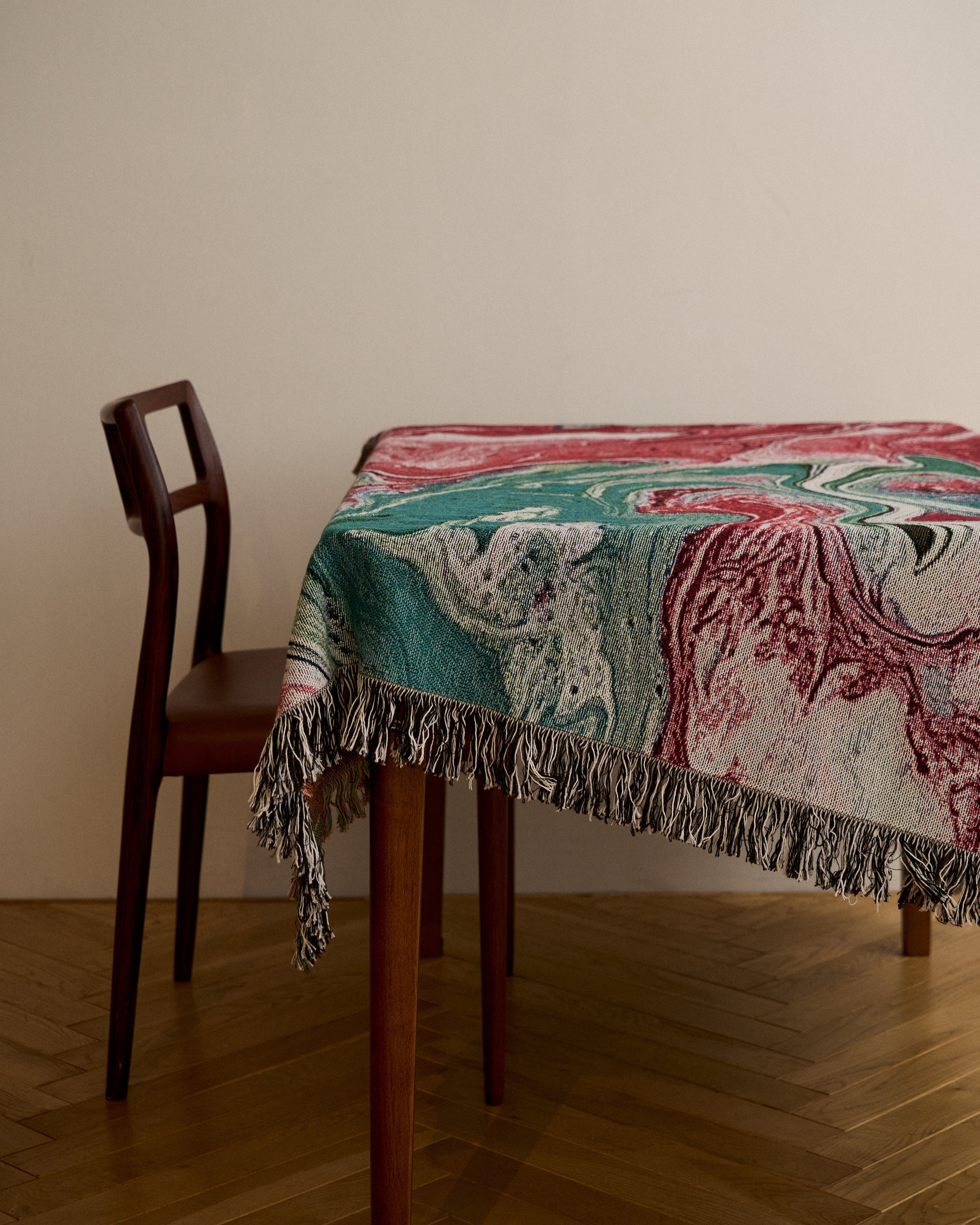 Pink Sage Flow Throw Blanket : M