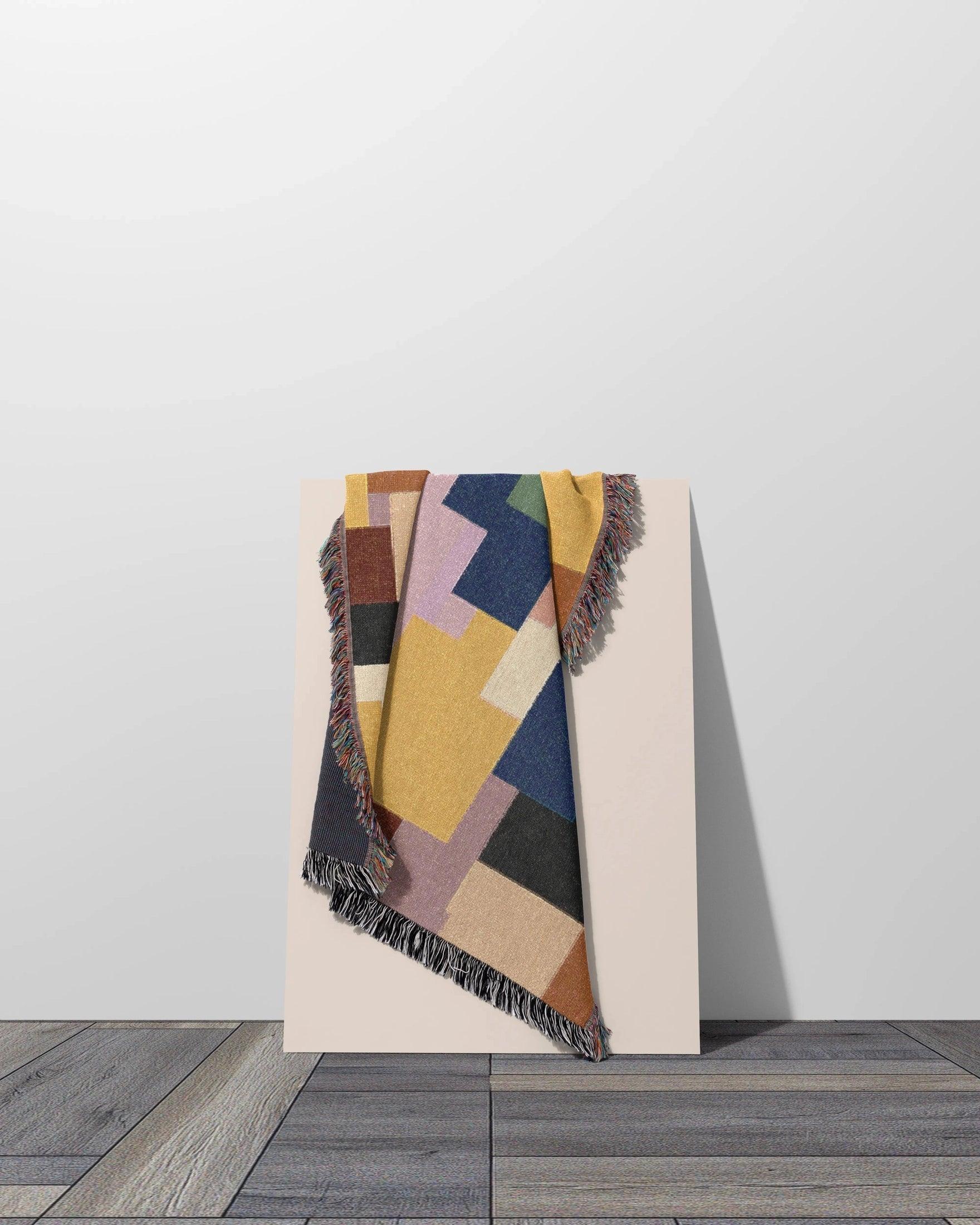 Pixel Woven Throw Blanket - imperf