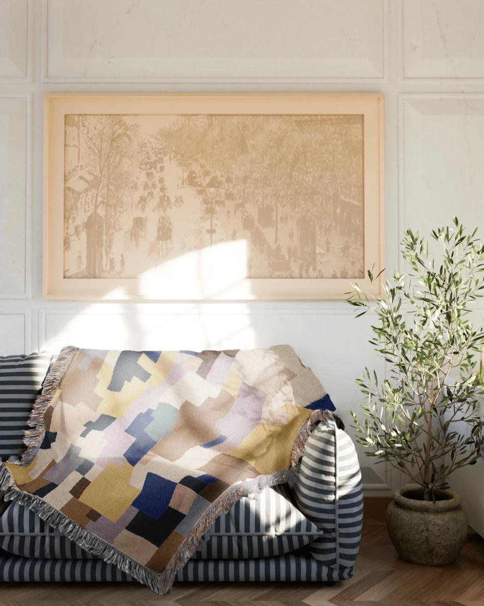 Pixel Woven Throw Blanket - imperf