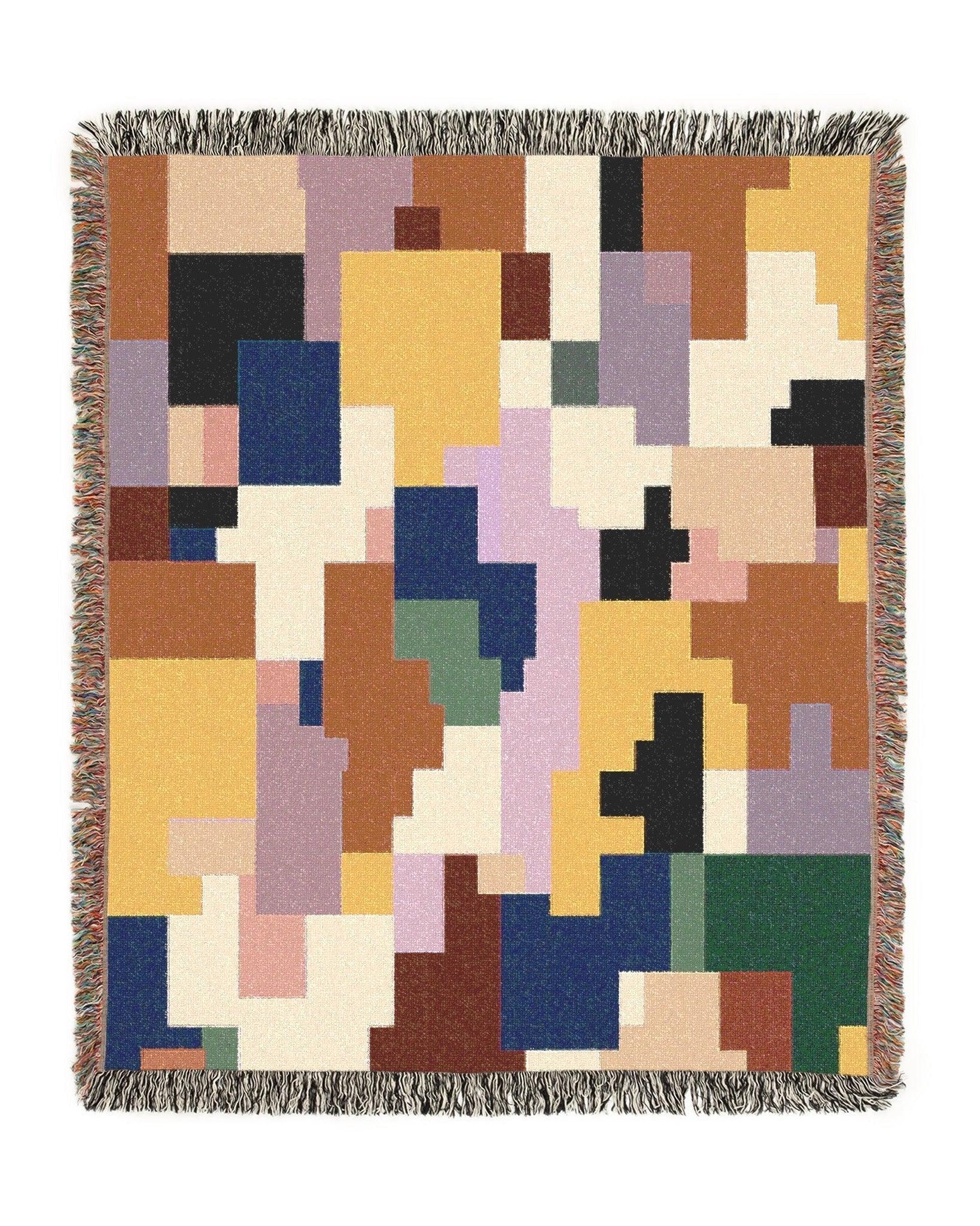 Pixel Woven Throw Blanket - imperf