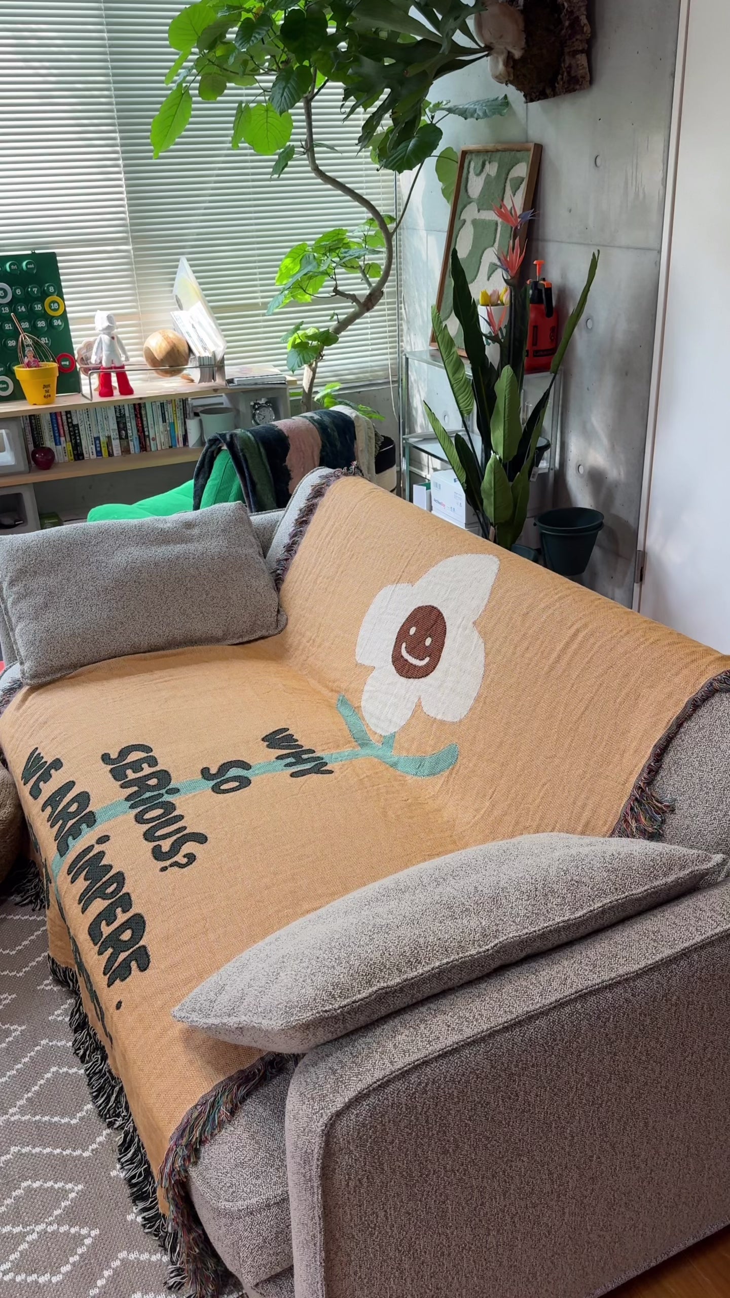 imperf ブランケット BAKERY THROW BLANKET Bakery Throw Blanket | iMPeRF