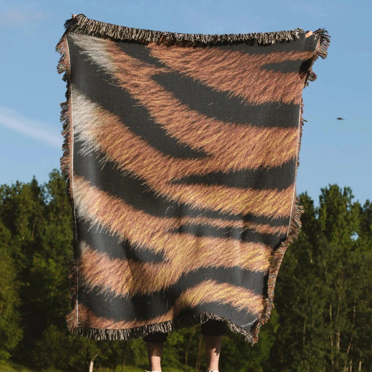 imperf フリンジ付きブランケット、ラグ L Blanket Collection / ブランケットコレクション Small: 127 x