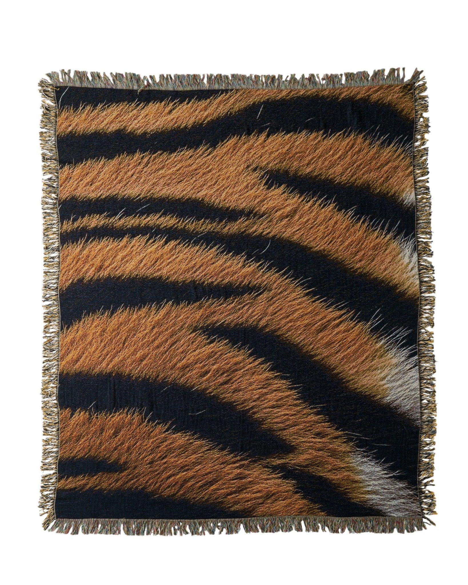 Tiger Hide Throw Blanket | iMPeRF
