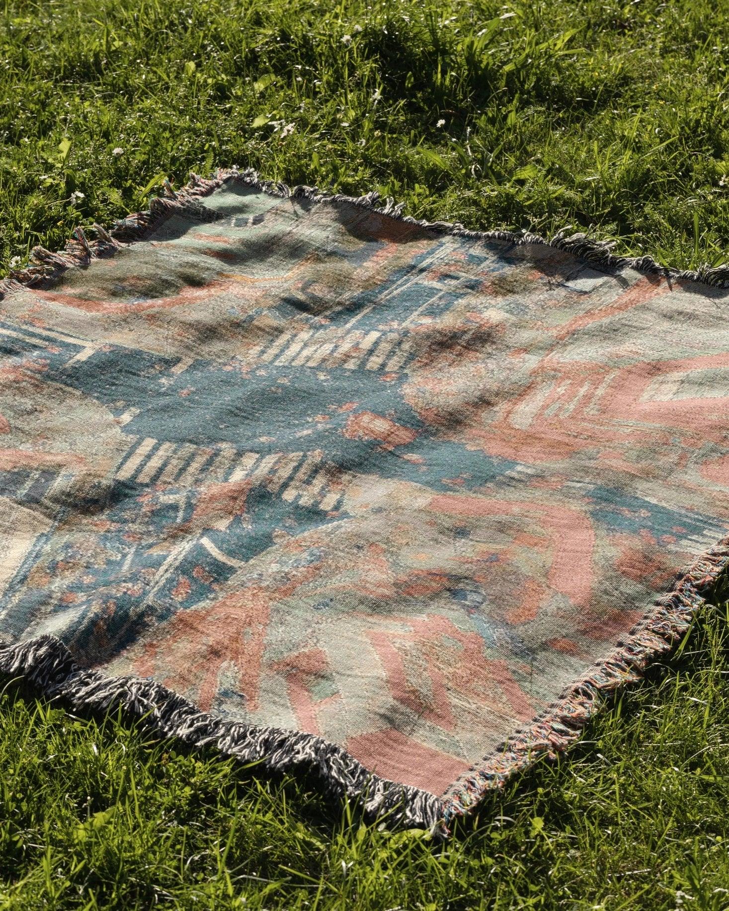 Tokyo Crossing Woven Throw Blanket - imperf