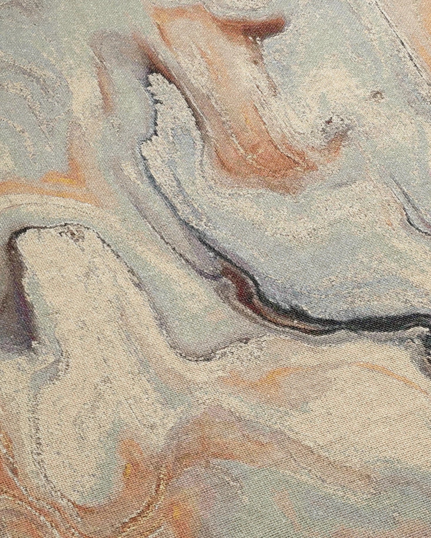 White Marble Woven Throw Blanket - imperf